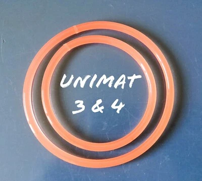 Emco Unimat 3 & 4 Lathe Drive Belts Polyurethane Pu Rubber Pair Set