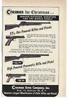 1952 Crosman Arms Co2 Gas Powered & Pneumatic Rifles/Pistols Vintage Print Ad