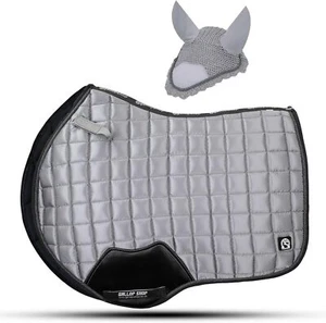Gallop Shop Glow Satin Jumping Pro Numnah Cloth/Horse Saddle Pad - Picture 1 of 16