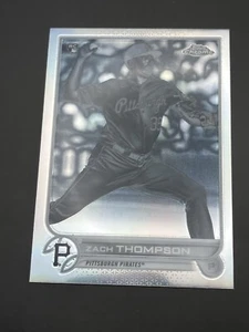 2022 Topps Chrome Base Negative #30 Zach Thompson - Pittsburgh Pirates - Picture 1 of 2