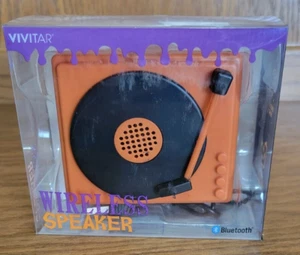 Vivitar Turntable Record Player Wireless Speaker Bluetooth New - Picture 1 of 4