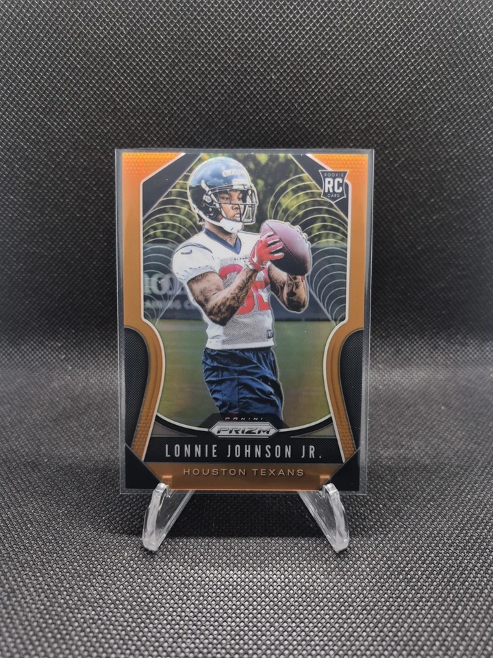 2019 Prizm Lonnie Johnson Orange Prizm Rookie RC Texans! - Image 1 of 1