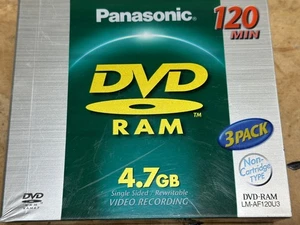Disco Panasonic DVD-RAM 4,7 GB 120 min - Imagen 1 de 2
