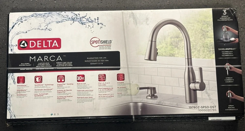 Grifo abatible único Delta Marca (19780Z-SPSD-DST) Foto 1 de 1