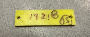 NOS GENUINE RUPP 19218 SET OF 3 VINTAGE SNOWMOBILE WEAR PLATE - Picture 1 of 3
