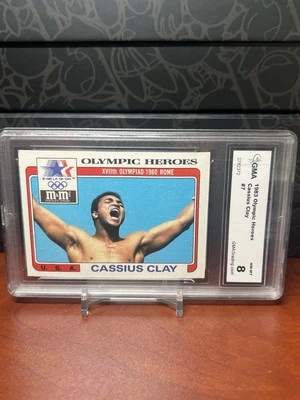 1983 Topps M&M's Olympic Heroes #7 Cassius Clay Muhammad Ali NM-MT 8 - Image 1 of 3