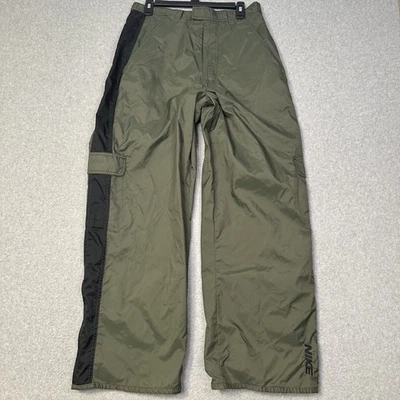 Pantalones cargo holgados vintage años 90 Y2K Nike verde oliva para hombre L multibolsillo Foto 1 de 4