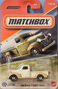 Matchbox 1940 Dodge serie V pickup VERDE - Foto 1 di 5