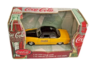 Coca-Cola 1949 Coupe Model Die-Cast Coin Bank 1/43 Scale - Picture 1 of 5