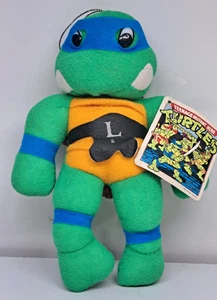 Vintage TMNT 1989 Leonardo 8 Zoll ACE NEUHEIT Plüsch - Bild 1 von 4