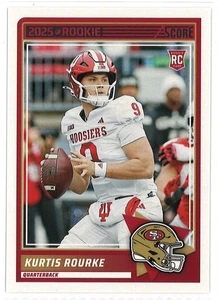 Novato de fútbol americano 2025 Score, #82 Kurtis Rourke - San Francisco 49ers - Imagen 1 de 2