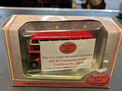 EFE AEC RT (Roof Box) Bus Subscriber Special Coronation Day BUS MODEL 16406A1:76 - Image 1 of 4