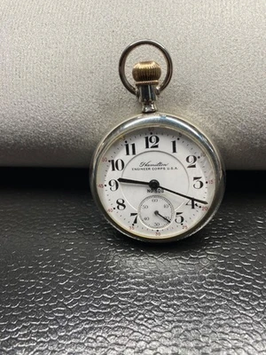 Reloj Bolsillo Hamilton 992 Engineer Corps U.S.A RARO Foto 1 de 4