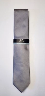 John Ashford Grey Polyester Tie Machine Washable 3.25 " - Image 1 of 4