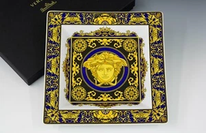VERSACE BY ROSENTHAL, DEUTSCHLAND "MEDUSA BLAU" TABLETT, 5 1/2 ZOLL. WUNDERSCHÖN! - Bild 1 von 1