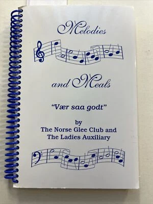 Sioux Falls SD Ethnic cookbook Scandinavian Swedish Norwegian Krumkaka Danish - Imagem 1 de 4