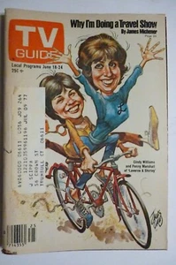 New York Metro June 18 TV Guide 1977 LAVERNE & SHIRLEY Cindy Williams Jack Davis - Picture 1 of 2