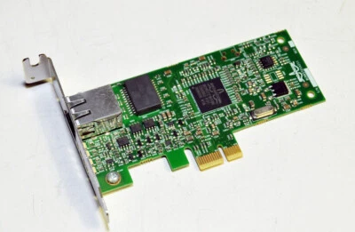 OEM Dell YJ686 Broadcom GbE 10/100/1000 PCIE Low Profile Network NIC Card 0YJ686 - Image 1 of 4