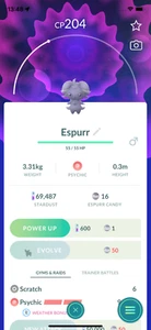 Pokemon TRADE - #677 Espurr !! Safe, Cheap & Fast !! - Picture 1 of 1