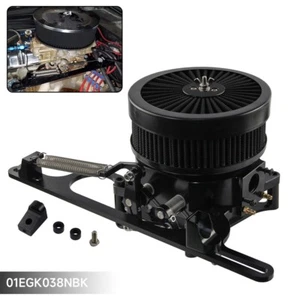 1000CFM 4150 Carburetor Throttle Body 4 Barrel + 6''X2'' Air Filter w/2" Spacer - Picture 1 of 11
