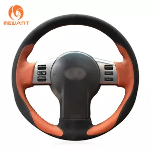 Cubierta de volante de gamuza de cuero suave para Nissan 350Z Infiniti FX FX35 FX45 - Imagen 1 de 9