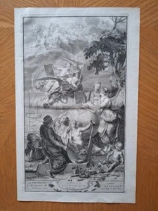 ANTIGUA FRANCIA FRANCESA ATLAS HENRI CHATELAIN PORTADA GRABADO EN COBRE 1721 - Imagen 1 de 4