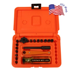 Chapman MFG #9600 ORANGE Sewing Machine Screwdriver Set USA MADE - Picture 1 of 11