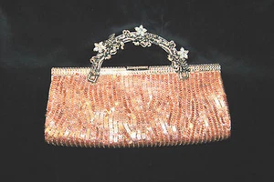 ¡¡¡MIRA!!!  BOLSO DE NOCHE CRISTAL SWAROVSKI por LETTY - ¡¡¡HERMOSO!!!! - Imagen 1 de 12