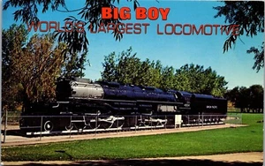 Locomotora de vapor postal Big Boy Union Pacific Railroad Train Cheyenne WY - Imagen 1 de 3