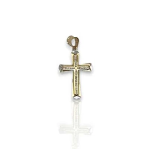 Cross Pendant - 10K Yellow Gold - Picture 1 of 2