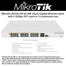 Mikrotik CRS328-24P-4S+RM 24p.Gig POE+ 500W 4p.SFP+ RouterOS/SwitchOS