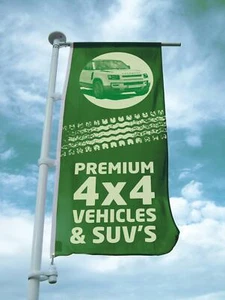 Fahnen für Auto 4x4 & Gewerbe Verkauf Vorplatz Display Fahnen KFZ Display. - Bild 1 von 3