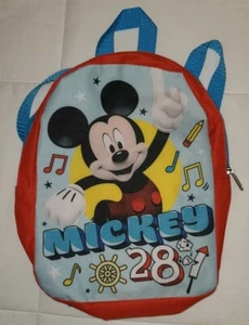 Mini bolsa de libros para niños Disney's Mickey Mouse 10"" x 7,5"" correa ajustable - Imagen 1 de 4