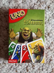 McDonald's UK Happy Meal 2024 DreamWorks Mini Shrek UNO Cards NEW - Picture 1 of 1
