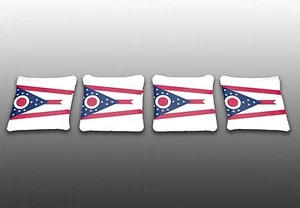 Ohio State Flag Specialty Custom Cornhole Bags-Set of 4-Baggo-Corn - Picture 1 of 2