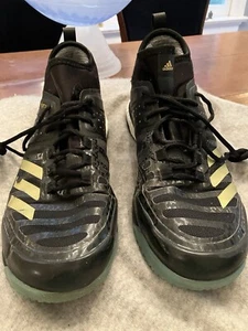 Adidas shoes men Size 10.5 Crazy Flight X Black/gold - Picture 1 of 15