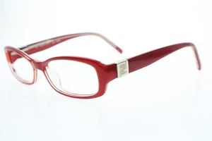 Fendi Women's F996 604 Red Oval Eyeglasses Frames 51/15-135 mm Italy - Picture 1 of 8