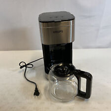 Krups KM203D50 Silver Black 120 Volt 900 Watt Portable Simply Brew Coffee Maker
