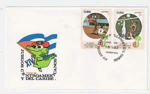 Caribs Sport Central American Games 1982 FDC B-2 - Picture 1 of 1