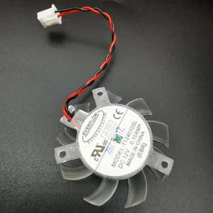 1PCS New EVERFLOW T124010SL Cooling Fan DC12V 0.10AMP 2Pin Dia.36mm - Afbeelding 1 van 1