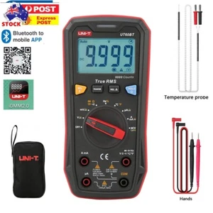 UNI-T UT60BT TRMS LCD Multimeter Bluetooth Digital AC/DC Freq Temp NCV Tester L - Picture 1 of 21