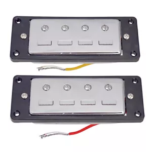 Set ponte e collo pickup humbucking 4 corde per chitarra basso ricambio parte - Foto 1 di 7