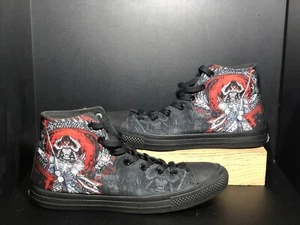 RAAD SHOP UNISEX RED SAMURAI SWORD AND DRAGON SIZE 9.5 - Picture 1 of 6