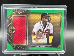 Ronald Acuna Jr 2022 Topps Triple Threads SJR1-RAJ1 Jumbo Patch SP 21/27 Braves - Picture 1 of 5