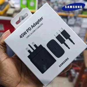 Genuine 45W Super Fast Charger Adapter Plug & Cable For Samsung Galaxy S24 S25+ - Picture 1 of 10