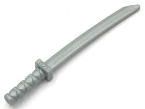 Lego New Flat Silver Minifigure Weapon Sword Shamshir Katana Ninja Part - Picture 1 of 1