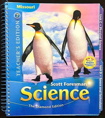 1st Grade- SCIENCE TEACHER MANUAL (Vol 2) DIAMOND EDITION (2008, Scott Foresman) - Image 1 of 4