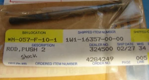 NOS GENUINE YAMAHA TY175 YZ175 MX DT175 CLUTCH PUSH ROD #2 1W1-16357-00-00 OEM - Picture 1 of 2