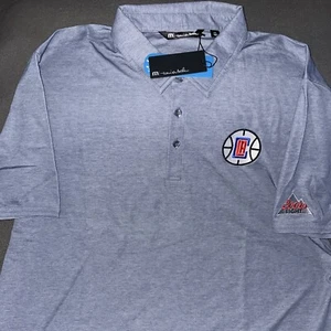 Travis Mathew Poloshirt Herren 2XL Indigo Coors Light LA Clippers Golf Neu mit Etikett - Bild 1 von 6
