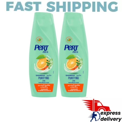 Pert Plus Shampoo Mandarin For Fine & Greasy Hair  400 ml ( Pack of 2 ) - Image 1 of 1